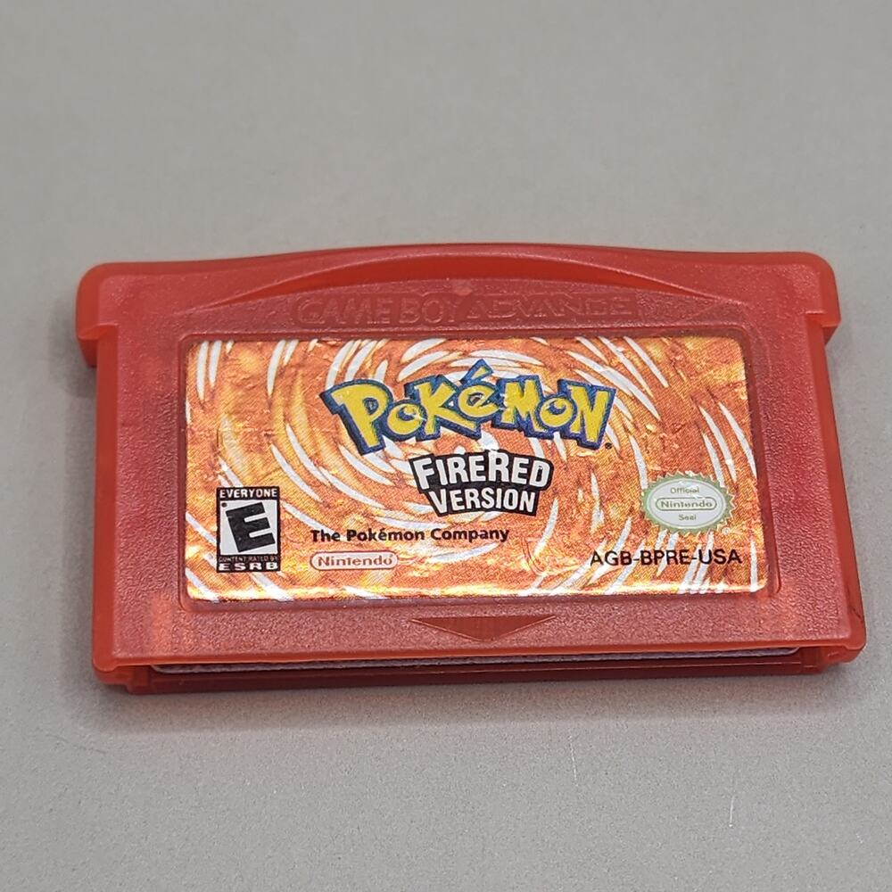 Gameboy advanced Pokémon fire red agb-bpra-usa #11